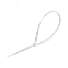 Кабельные стяжки, КС-Б1, 1.8 x 100 мм, нейлон РА66, 100 шт, белые