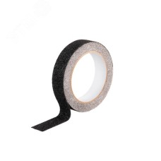 Лента противоскользящая самоклеящаяся, 25 мм х 5 м, черная