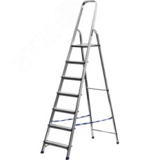 Стремянка алюминиевая, 7 ступеней, 145 см