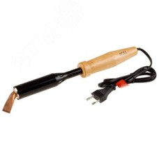 Электропаяльник для лужения 150Вт, с деревянной рукояткой, клин