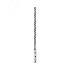 Бур по бетону SUPER 6x210мм, профессиональный, цельная крестовая пластина, SDS PLUS