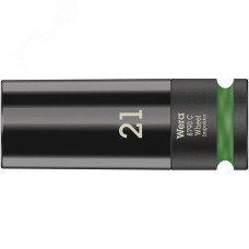 Головка торцевая ударная шестигранная 8790 C Wheel Impaktor DR 1/2 21X85 мм с пластиковой обоймой для защиты колёсного диска