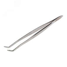 Пинцет изогнутый, узкий, 160 мм