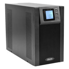ИБП POWERMAN Online 2000, LCD, двойного преобразования, 2000ВА, 1800Вт, 3 евророзетки с резервным питанием, USB, RS232, слот SNMP, разъем EPO, батарея 12В 9Ач 4 шт., 191 х 460 х 337 мм., 20 кг./ UPS POWERMAN Online 2000, LCD, double conversion, 2000VA, 18