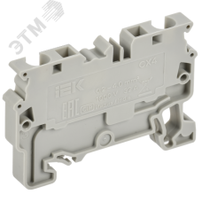 ARMAFIX Клемма пружинная CX4 4мм2 проходная серая IEK