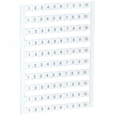 Маркеры для КВИ-4/16мм2 с нумерацией №№ 1-10