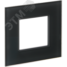 SKANDY Рамка 1-местная SK-F21G стекло графит IEK