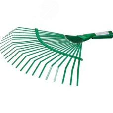 Грабли веерные пластинчатые 385х450 мм, без черенка