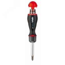 Отвертка с реверсивным механизмом с набором бит 8шт