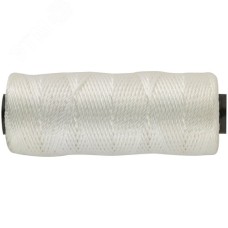 Нить крученая на бобине 1.1 мм х 100 м, 680 текс, р/н=35 кгс, белая