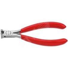 Кусачки торцевые для электроники режущие кромки без фаски с пружиной резка - мягкая проволока 14мм проволока средней твердости 08мм L=115мм зеркальная полировка однокомпонентные рукоятки