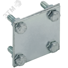 Зажим крестообразный полоса-полоса 30 мм оцинкованная сталь HDZ