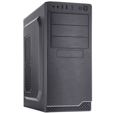 Корпус c блоком питания 450 Ватт/ Case Foxline FL-816, ATX, 3x5.25EXT, 1x3.5EXT, 3x3.5INT, 2xUSB2.0+1xUSB3.0, HDA, w/o FAN, w/450W ATX PSU, w/1.2m EU pwr cord