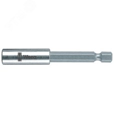 Битодержатель 899/4/1 75 с втулкой из нержавеющей стали стопорным кольцом и магнитом хвостовик 1/4 E 6.3 для бит 1/4 С 6.3 75 мм