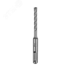 Бур по бетону SUPER 6x110мм, профессиональный, цельная крестовая пластина, SDS PLUS