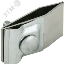 Держатель проводника круглого 6-10 мм для фальца прямой h 60 мм нержавеющая сталь