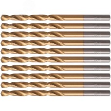 Сверла HSS по металлу, титановое покрытие 4.5 мм (10 шт)