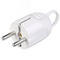 Евровилка угловая с ушком белая 16 А