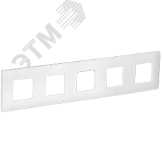 SKANDY Рамка 5-местная SK-F05W арктический белый IEK