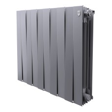 Радиатор биметалл Royal Thermo PianoForte 500/Silver Satin - 10 секц.