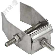 Держатель проводника круглого 6-10 мм для конструкций h 70 мм нержавеющая сталь