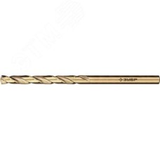 Сверло по металлу, 3.0х61мм, сталь Р6М5К5, класс А, кобальт