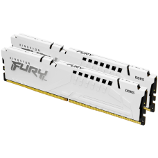 Память оперативная/ Kingston 32GB 5600MT/s DDR5 CL40 DIMM (Kit of 2) FURY Beast White XMP