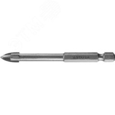 Сверло по кафелю и стеклу 6 мм 4х кромка