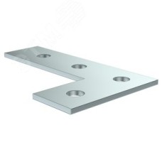 Пластина соединительная L-образная удлиненная для STRUT-профиля HDZ