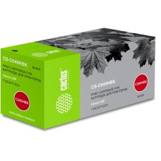 -/ Картридж лазерный Cactus CS-C040HBK 040 H BK черный (12500стр.) для Canon LBP 710CX/712CX