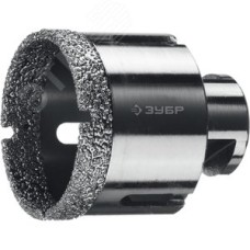Коронка алмазная высокоскоростная для УШМ (М14) d 50мм по керамограниту и железобетону, Вакуумное Спекание, Профессионал