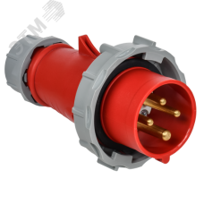 Вилка переносная ССИ-0142 16А-6ч/380-415В 3P+PE IP67 IEK