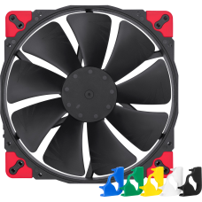 Кулер для корпуса/ Case Cooler Noctua NF-A20 PWM chromax.black.swap (200x200x30mm, 4-pin PWM, 86.46CFM, 18.1dBA, 800RPM, Black)