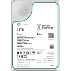 Жесткий диск/ HDD Seagate SATA 28Tb 7200 Exos 6Gb/s 512Mb OFFICIAL RECERTIFIED MTBF - 2.5M hrs 1 year warranty (replacement ST26000NM000C, ST28000NM003K)