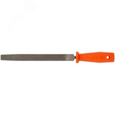 Напильник, пластиковая ручка, полукруглый 200 мм