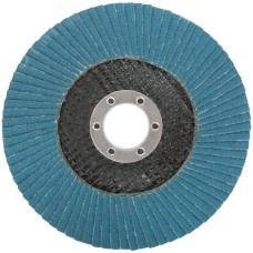 Круг лепестковый торцевой циркониевый плоский, 125 мм P 100