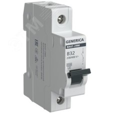 Выключатель автоматический ВА47-29М 1P 32А 4,5кА B GENERICA