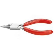 Круглогубцы захватные прецизионные L-125 мм хромированные обливные рукоятки