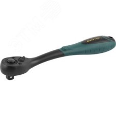 Трещотка для торцовых головок ''EXPERT'', Сr-V сталь, 72 зубца, пластиковое покрытие, 1/2''