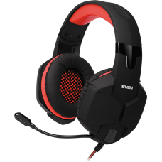 Игровые стереонаушники с микрофоном SVEN AP-G988MV, черный-красный