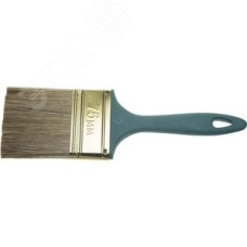Кисть ''КП-14'' плоская, смешанная щетина, пластмассовая рукоятка, 75мм