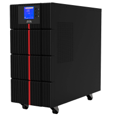 ИБП Powercom MAC-6000, двойного преобразования, 6KВА, 6KВт, LCD, Tower, 8 розеток IEC320 C13 с резервным питанием, 2 розетки C19, клеммная колодка, USB, RS-232, слот под SNMP карту, EPO, защита RJ45, ШхГхВ 257х590х570мм., вес 78кг./ UPS Powercom MAC-6000,