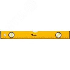 Уровень ''Лайт'', 3 глазка, желтый корпус, шкала 400 мм