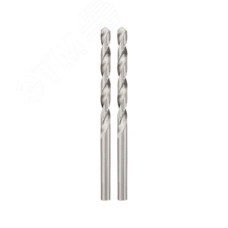 Сверло по металлу 1.0 мм HSS (упак - 2 шт.) DIN 338, REXANT