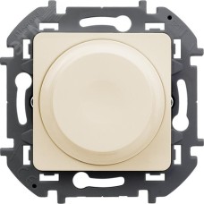 Светорегулятор поворотно-нажимной 300Вт слоновая кость INSPIRIA