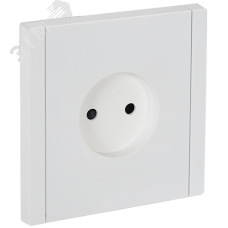 FORTE&PIANO Розетка 1-местная без заземления с защитными шторками винтовое крепление 10А FP217 белый IEK