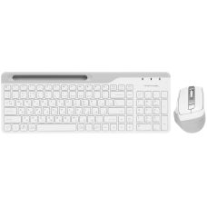 Клавиатура + мышь A4Tech Fstyler FB2535C клав:белый/серый мышь:белый/серый USB беспроводная Bluetoot