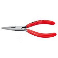 Плоскогубцы механика прецизионные тупоносые с режущей кромкой рифленные губки 35мм резка - мягкая проволока 25мм проволока средней твердости 16мм L=140мм обливные рукоятки