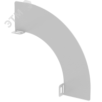 Перегородка разд. 80мм пов. верт. внеш. 90град RAL 9016 IEK