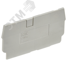 Заглушка для CP 4мм2 серая IEK